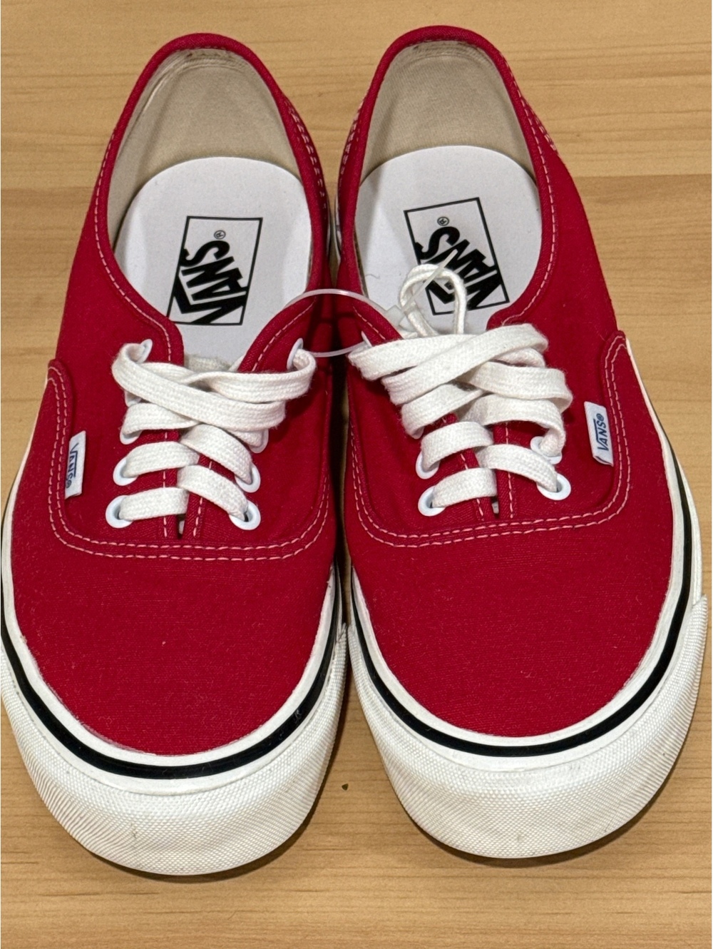 Vans Style 44 Red Canvas Sneakers Size 9 men, 10.5 Women